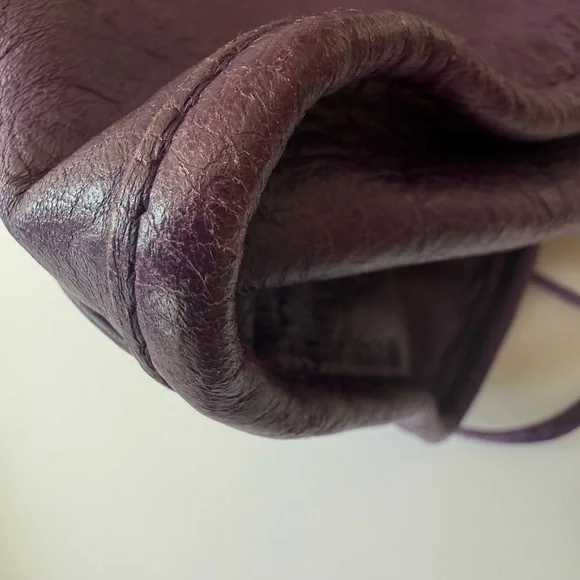 ‼️SOLD‼️ BALENCIAGA S/S 2012 RH Dark Violet Purple City Bag - Picture 5 of 15